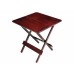 Mesa dobrável rústica 70x70